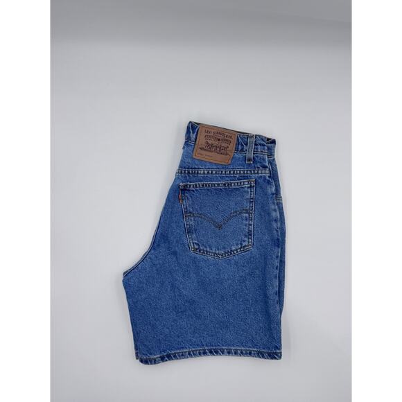 Levi's 967 Relaxed Fit Orange Tab Womens Shorts - Picture 2 of 4